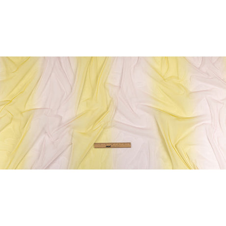 Ombre Stripes Shadow Tulle - Pink and Yellow