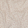 Pink and White Fluttering Flowers Medium Weight Linen Woven