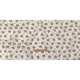 Pink, Blue and White Perfect Posies Medium Weight Linen Woven