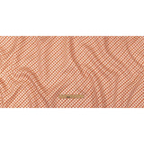 Pink, Creamsicle and Burgundy Diamond Illusion Medium Weight Linen Woven