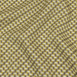 Olive, Brown and Beige Diamond Illusion Medium Weight Linen Woven