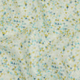 Blue, Lime and White Triangles Medium Weight Linen Woven