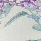 Purple, Green and White Hydrangeas Medium Weight Linen Woven