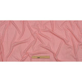 Bubblegum and White Candy Striped Cotton and Rayon Jersey