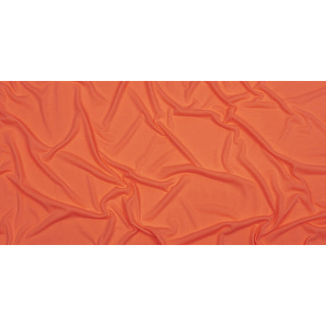 Neon Coral Recycled Polyester Jersey