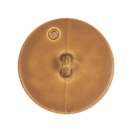 Light Wood Basketweave Shank Back Plastic Button - 44L/28mm