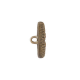 Beige and Olive Star Rope Textured Shank Back Plastic Button - 32L/20mm