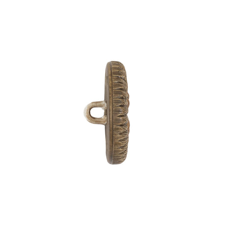 Beige and Olive Star Rope Textured Shank Back Plastic Button - 32L/20mm
