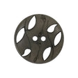 Olive Green Vines and Leaf Cutouts 2-Hole Plastic Button - 40L/25.5mm