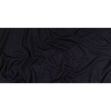 Black and Navy Polyester and Cotton Double Faced Interlock Knit