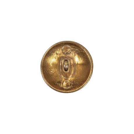Italian Gold Coat of Arms Crest Metal Button - 24L/15mm