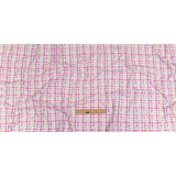 Purple, Pink and Green Little Checks UV Protective Compression Swimwear Tricot with Aloe Vera Microcapsules