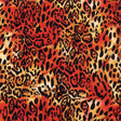 Compression Swimwear Tricot, UV Protective with Aloe Vera Microcapsules - Orange and Yellow Tie Dye Leopard - Caye Collection