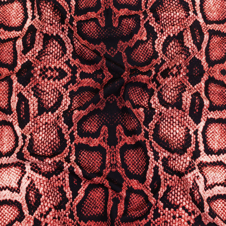 Compression Swimwear Tricot, UV Protective with Aloe Vera Microcapsules - Desert Rose Python Skin - Caye Collection