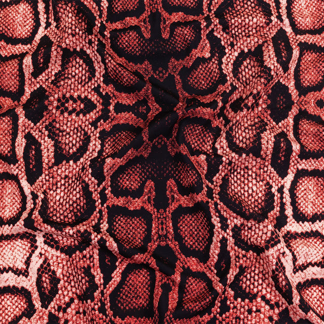 Compression Swimwear Tricot, UV Protective with Aloe Vera Microcapsules - Desert Rose Python Skin - Caye Collection