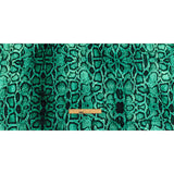 Compression Swimwear Tricot, UV Protective with Aloe Vera Microcapsules - Jade Python Skin - Caye Collection