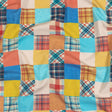 Compression Swimwear Tricot, UV Protective with Aloe Vera Microcapsules - Yellow, Orange and Blue Madras - Caye Collection
