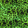 Compression Swimwear Tricot, UV Protective with Aloe Vera Microcapsules - Green Cheetah Spots - Caye Collection