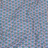 Green and Blue Evil Eye UV Protective Compression Swimwear Tricot with Aloe Vera Microcapsules
