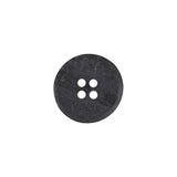 Black and Gold Glitter 4-Hole Plastic Button - 24L/15mm