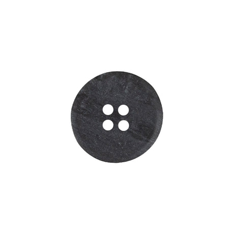 Black and Gold Glitter 4-Hole Plastic Button - 24L/15mm