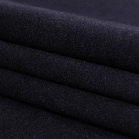 Night Sky Brushed Wool Double Cloth Coating