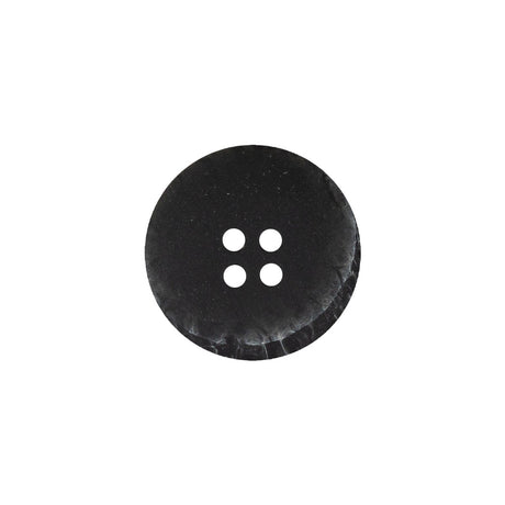 Gray and White Striated 4-Hole Plastic Button - 28L/18mm