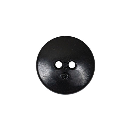 Cool Gray and Black Enamel-Look 2-Hole Plastic Dish Button - 30L/19mm