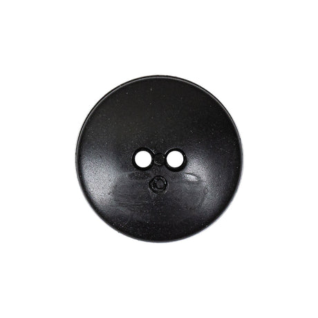 Cool Gray and Black Enamel-Look 2-Hole Plastic Dish Button - 36L/23mm