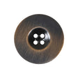 Antique Brass Metal 4-Hole Button - 40L/25.5mm