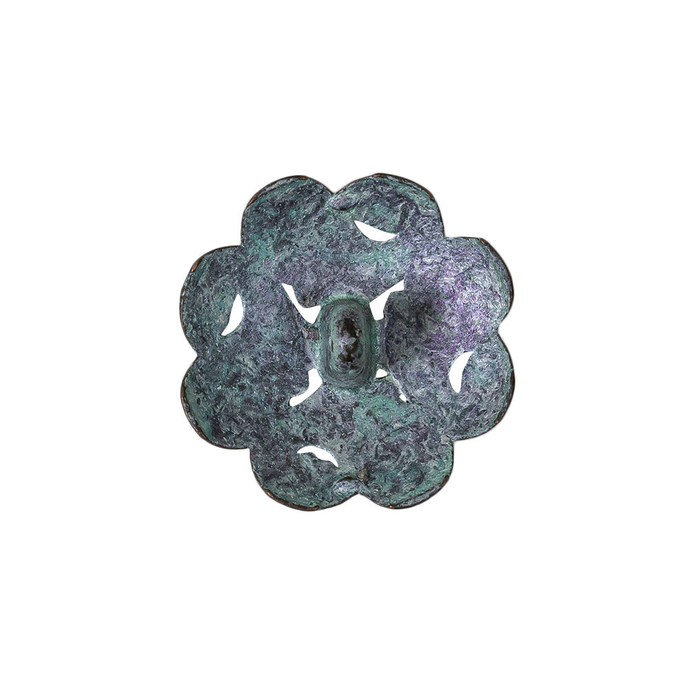 Italian Fairy Wing Floral Shank Back Button - 36L/23mm