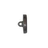 Italian Denim Geometric Shank Back Button - 28L/18mm