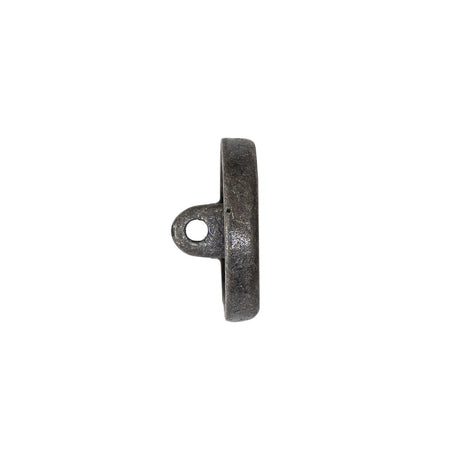 Italian Denim Geometric Shank Back Button - 28L/18mm