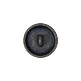 Italian Denim Geometric Shank Back Button - 28L/18mm