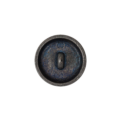 Italian Denim Geometric Shank Back Button - 28L/18mm