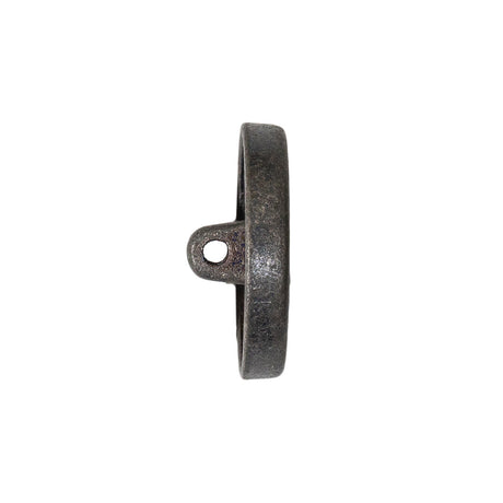 Italian Denim Geometric Shank Back Button - 36L/23mm