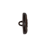 Warm Brown Raffia Knot Shank Back Plastic Button - 32L/20mm