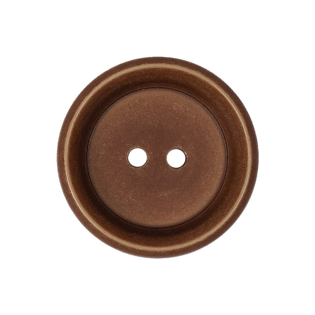 Clay Deep Well 2-Hole Plastic Button - 40L/25.5mm