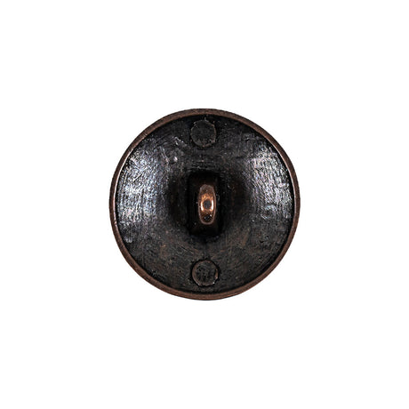 Antique Copper Knotted Floral Metal Shank Back Button - 32L/20mm