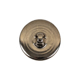 Silver Crest Shank Back Metal Button - 34L/21.5mm