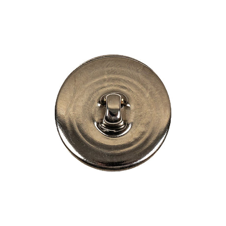 Silver Crest Shank Back Metal Button - 34L/21.5mm