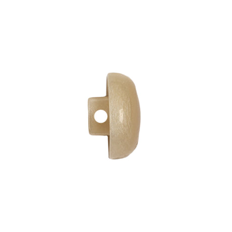 Lark and Brown Rice Swirl Half Dome Plastic Shank Back Button - 24L/15mm