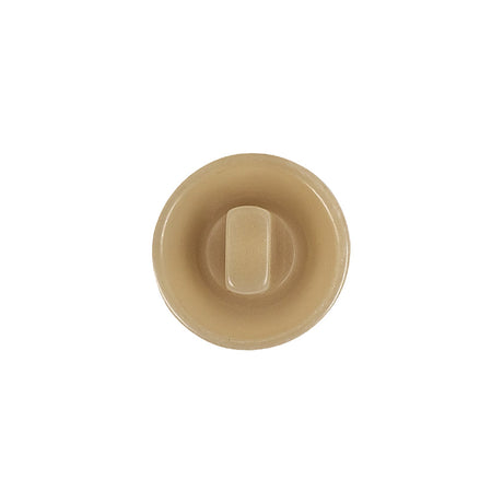 Lark and Brown Rice Swirl Half Dome Plastic Shank Back Button - 24L/15mm