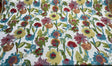 Swavelle Dewey Floral Petals Multi Confetti Jacquard Fabric - Confetti Floral Leaves, 57" Width, 28" Horizontal Repeat (1 Yard)