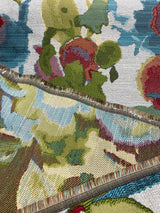 Swavelle Dewey Floral Petals Multi Confetti Jacquard Fabric - Confetti Floral Leaves, 57" Width, 28" Horizontal Repeat (1 Yard)