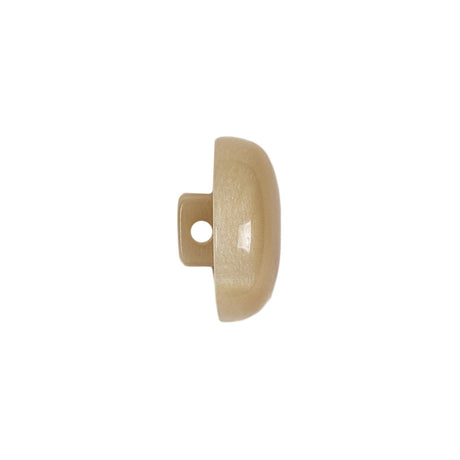 Lark and Brown Rice Swirl Half Dome Plastic Shank Back Button - 28L/18mm