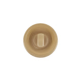 Lark and Brown Rice Swirl Half Dome Plastic Shank Back Button - 28L/18mm
