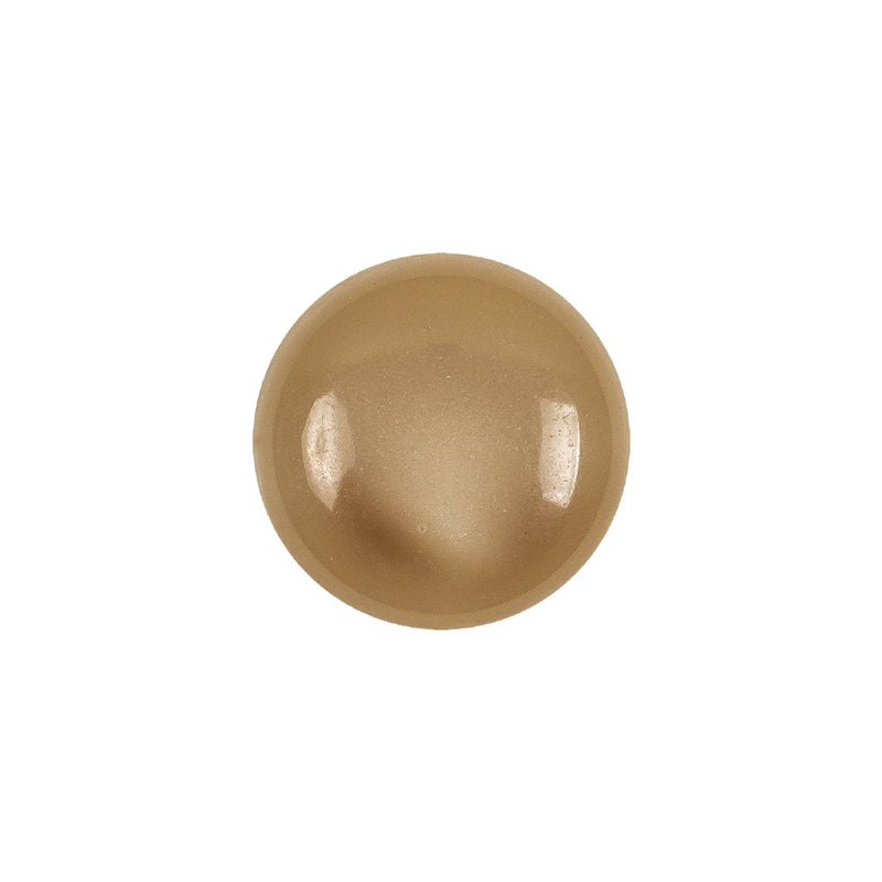 Lark and Brown Rice Swirl Half Dome Plastic Shank Back Button - 28L/18mm