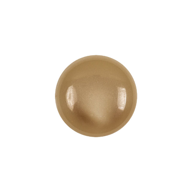 Lark and Brown Rice Swirl Half Dome Plastic Shank Back Button - 28L/18mm