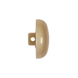 Lark and Brown Rice Swirl Half Dome Plastic Shank Back Button - 35L/22mm